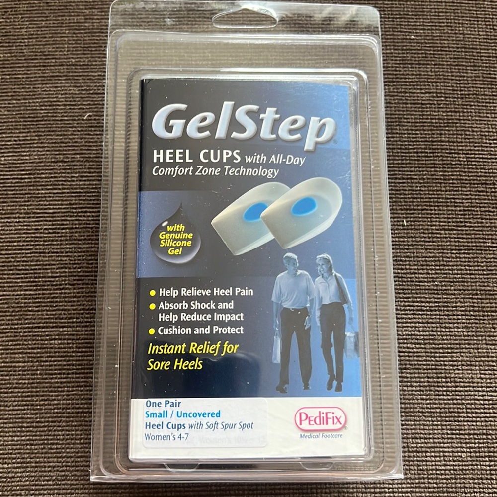 🌴New PediFix® GelStep® Heel Cups with Soft Center Spot

Women’s (S) 4-7